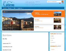 Tablet Screenshot of pamirhotel.com